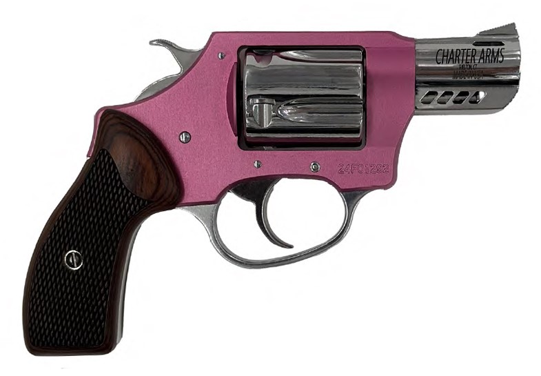 CHARTER ARMS COYOTE .380 ACP 5RD 2IN BARREL 2 MOON CLIPS INCLUDED PINK 53805 - Taurus Savings